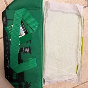 Trader Joe's Mini Insulated Cooler Tote Lunch Bag Green